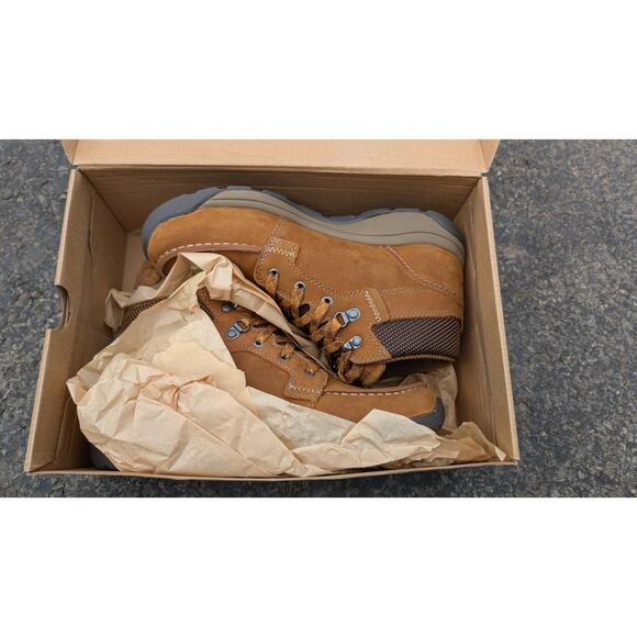 Chaco Jaeger Mens Chukka Boot Sz 7 Leather Full Grain Sneaker Hiking Performance - Picture 6 of 9